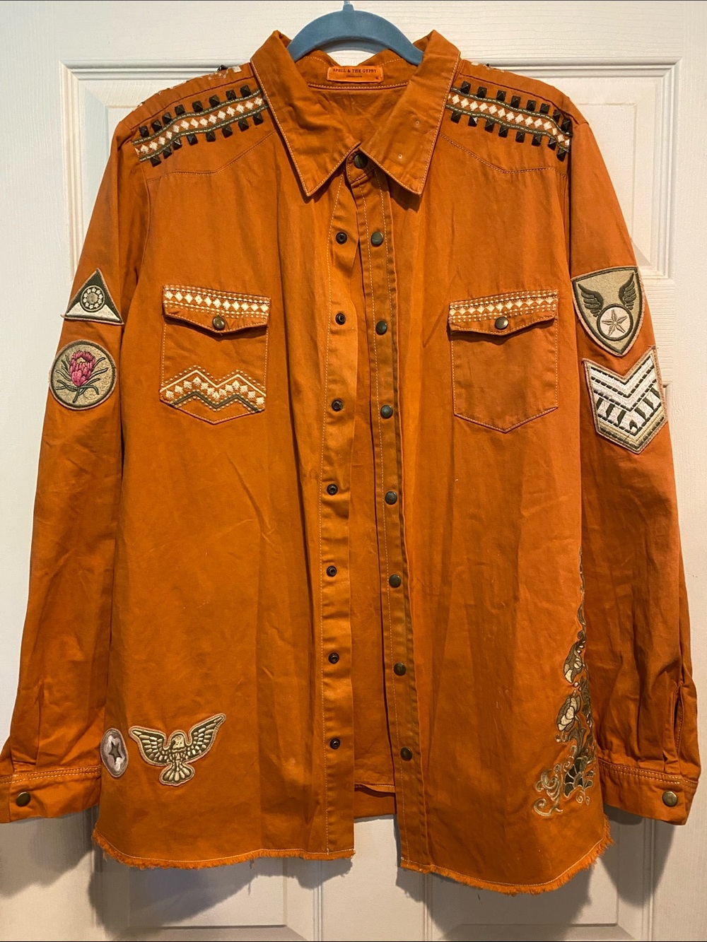 Spell & The Gypsy Collective Wanderer Jacket Dyed Terracotta